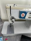 Vintage Singer Stylist Sewing Machine 416 Zigzag 1960s Works W case Access 