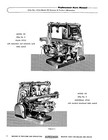 Kearney   Trecker Replacement Parts Manual For Mod 4-5-6ck  Milling Machine  125