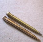 Vtg  Pair Of 3 7 8  Mechanical Twist Pencils   Ingersoll Redipoint Rg   Wahl Gf