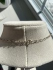 Navajo Vintage Sterling Silver Black Onyx Feather Necklace