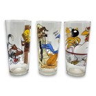 Vintage Looney Tunes Pepsi Glasses Set Of 3 Burger King Promo 1975 Tweety Coyote