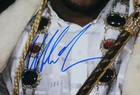 Mike Tyson Autographed 16x20 With Crown Photo-jsa W  blue