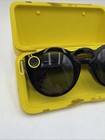 Spectacles - Sunglasses For Snapchat Black   Yellow With Charging Case- Untested