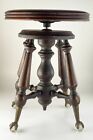 Antique Wooden Piano Seat Stool Thomas Organ Piano Woodstock Ont Claw Foot Ff410