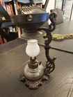 Antique Victorian Vapo Cresolene Medical Oil Lamp Complete Awesome Look Solid 23