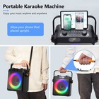 Jyx Karaoke Machine With 2pcs Microphone wireless Bluetooth 5 0 Speaker For Xmas