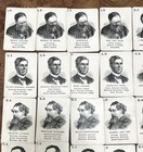 Complete Original 1890   s Set Of 48  Author   s Card Game  Excellent Condition 
