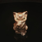 Vintage Hagen Renaker Grey Striped Tabby Kitty Cat Figurine