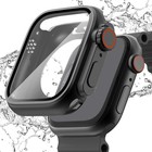 Apple Watch Tempered Glass Case  Waterproof Screen Protector 40 41 44 45mm 1pc