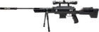 22 Caliber Pellet Gun Air Rifle Break Barrel Black Ops Sniper Scope Bipod Comb