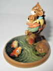 Wee Forest Folk Pm-1 Special Ltd  Chums Hanging Out Mice On Branch W  Fish Mint