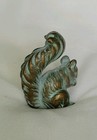 Vintage Brass Squirrel Miniature Figurine Statue Trinket Shelf Pocket Kitsch