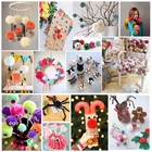 4sizes Pom Pom Maker Art Diy Fluff Ball Bobble Weaver Needle Craft Knitting Tool