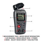 Digital Lcd Wood Moisture Meter Detector Tester Wood Firewood Paper Cardboard