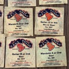 Vintage Bell Brand Guitar   Mandolin Strings Lot Of 15   2 Empty Boxes Nos