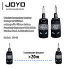 Joyo Wireless Guitar System Bass Transmitter Receiver 2 4ghz Ism 4 Channel Us