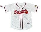 Deion Sanders Atlanta Braves 1992 World Series Home White Jersey Men s Large