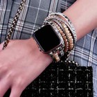 Boho Braided Leather Band Apple Watch  Band Wrap