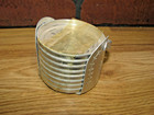 Vtg Kromex Aluminum Metal Coaster Set 8 Count W holder Flower Theme Retro Home