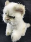 Russ Cat Stuffed Animal Plush Yomiko White With Gray 7  Toy Cat