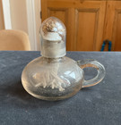 Antique Glass Spirit Lamp Alcohol Burner Chemist Medical Laboratory 9cm