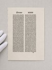 15thc Incunable 1490c Latin Sermon Leaf St Mary Magdalene Gothic Red Rubricated