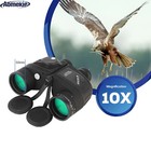 10x50 Low Light Night Vision Binoculars Hd With Rangefinder Compass For Hunting