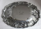 Arthur Court 2004 Grape Oval Platter Shallow Bowl Serving Tray Grapevine