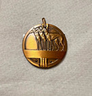 Rare 1930s Pocket Watch Fob W  Dual Relief Racing Dogs   Robeson Blade And File