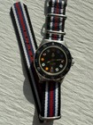 Rare Vintage 1980s Pussers Nautical Diver Quartz Watch W rotating Bezel