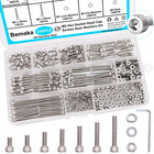 1749 Pcs Metric Screw Assortment Kit M2 M3 M4 M5 Bolts  Nuts  Lock   Flat Washer