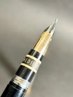 Sheaffer Sentinel Snorkel Fountain Pen Black  Stickered Nos  bfp596 