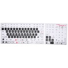     keyboard Stickers Pvc Clear Frosted Pattern Decorative Diy Cute Style Keycap B