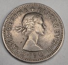 1954 Great Britain 1 One Shilling - Scottish Shield - British Coin - L6