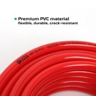 3 8  X 50 Ft Pvc Air Hose With 1 4  Npt Male Fittings - 300 Psi Max Pressure