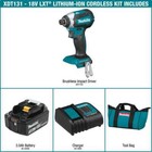 Makita Impact Driver Kit 1 4  Powerful 18v Li-ion Brushless Cordless W  Battery