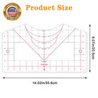 2pcs Tshirt Ruler Guide For Vinyl Alignment  Tshirt Measurement Tool With Heat T