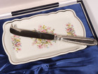 Prl  Porcelain Cheese Cutlery Silver Knife 800 Silver Knife Argent