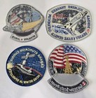 Lot Of 4 Nasa Space Shuttle Mission Patches - Vintage Sts-41g Sts-51l Sts-42 Sts