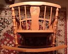 Antique 1900s Wood Doll Cradle Timeless Piece 