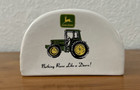 John Deere Ceramic Napkin letter Holder Gibson
