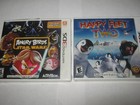 Angry Birds  Star Wars - Nintendo 3ds - Happy Feet 2 -  New Sealed Game Lot