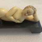 Vintage Asian Chinese Doctor Medicine Doll With Stand