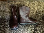 Wolverine Raider  Men s New Wellington  Durashocks   Work Boot Brown Size 9ew