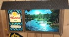 Vintage 1960s Hamm s Beer Scene-o-rama Motion Sign   W  Waterfall Camp Campfire
