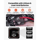 Uimoso Dual Battery Isolator Kit 12v 300a With Voltage Relay And Voltmeter