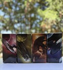 Star Trek Clear Glass Tumblers Set Of 4 Kirk Spock Uhura Nero 16 Oz W  Boxes