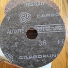 Carborundum Fastcut Resin Disc  5   7 8   21 Count In Box 36 Grit