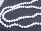 White  Pearl Strand  5mm Strand 34  Inches Long