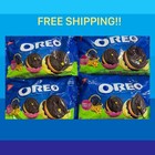 Oreo Easter Cookies 4-pack   Limited Edition Pink   Yellow Creme Cookies           